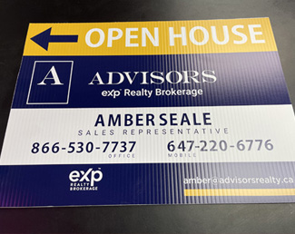 real estate lawn signs